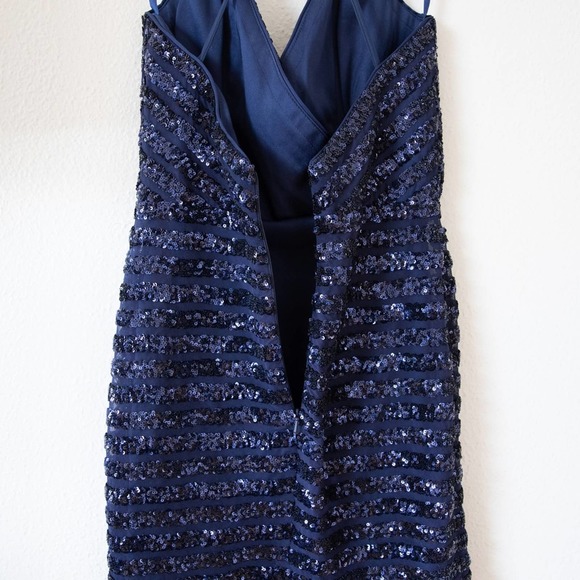 La Femme Sequin Mini Dress - Picture 4 of 7